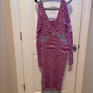 Princess Polly Pink Ruched Backless Bodycon Dress